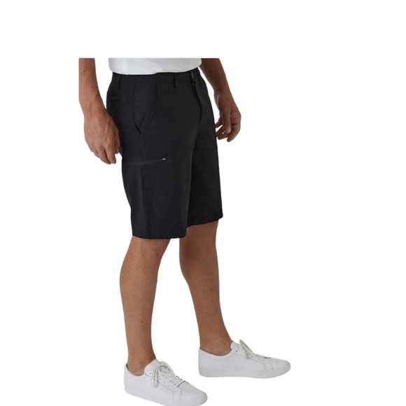 Men's Weatherproof 44 XXL 2XL Chino Khakis Shorts Black Golf Stretch NWT - Picture 7 of 11